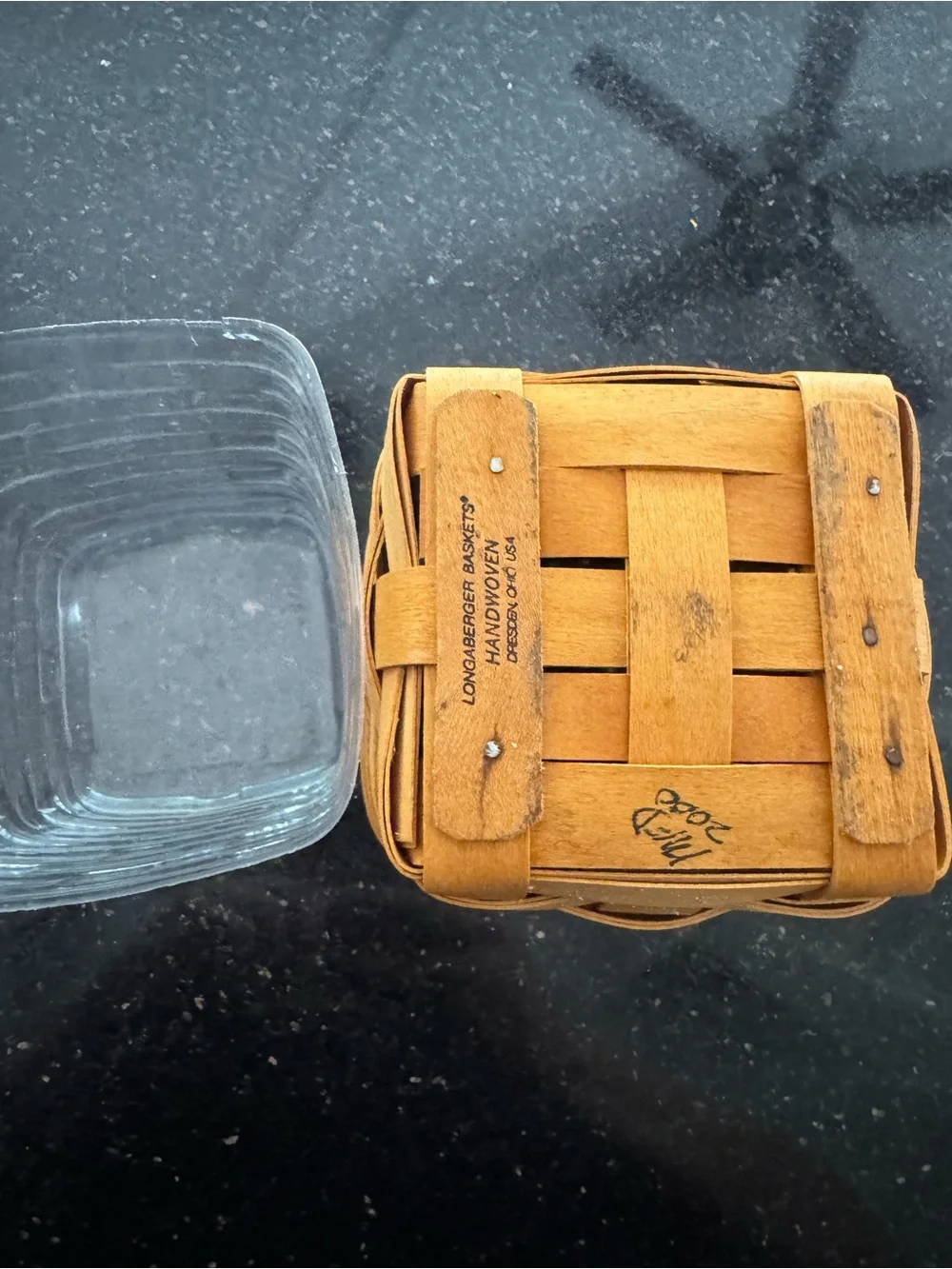 Longaberger Spoon Basket with Plastic Liner -2000